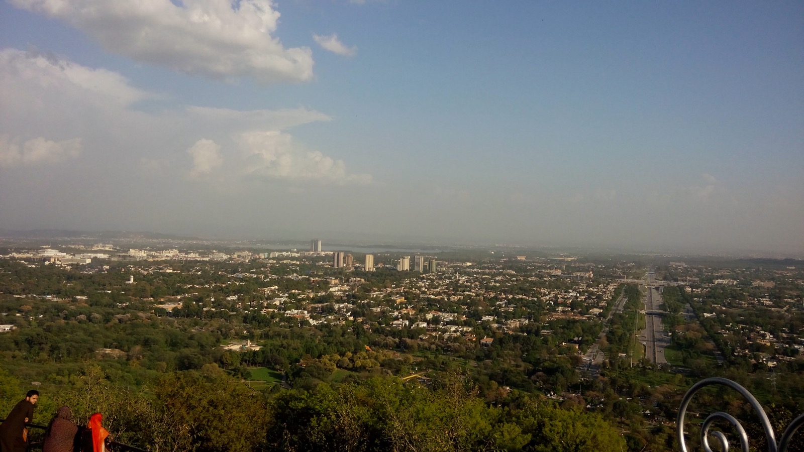 View over Islamabad from Daman-e-Koh