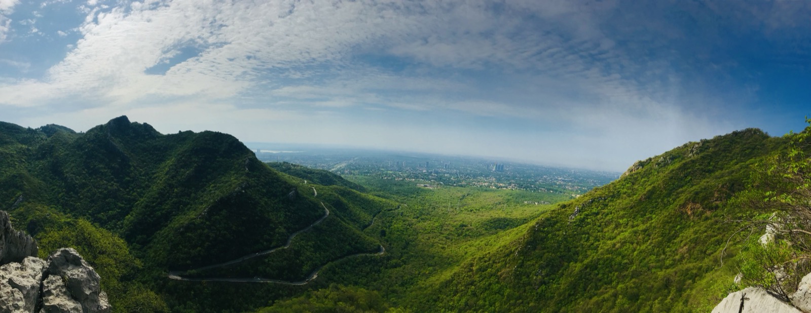 The Margalla Hills National Park above Islamabad