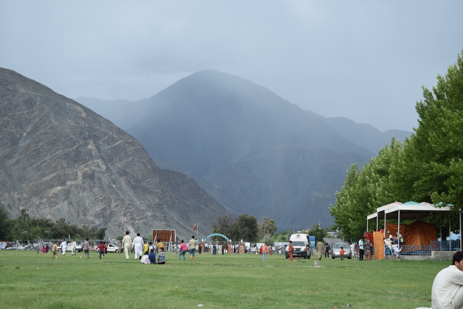 Green city park in Gilgit