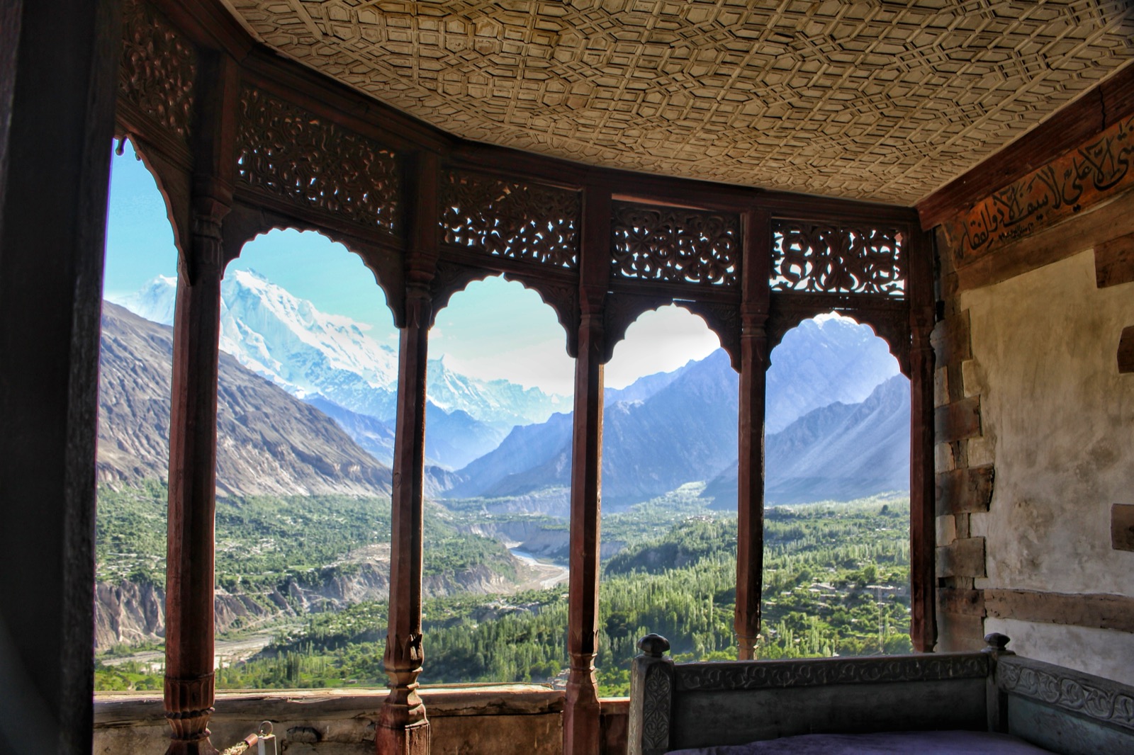 Baltit Fort above Karimabad in Hunza