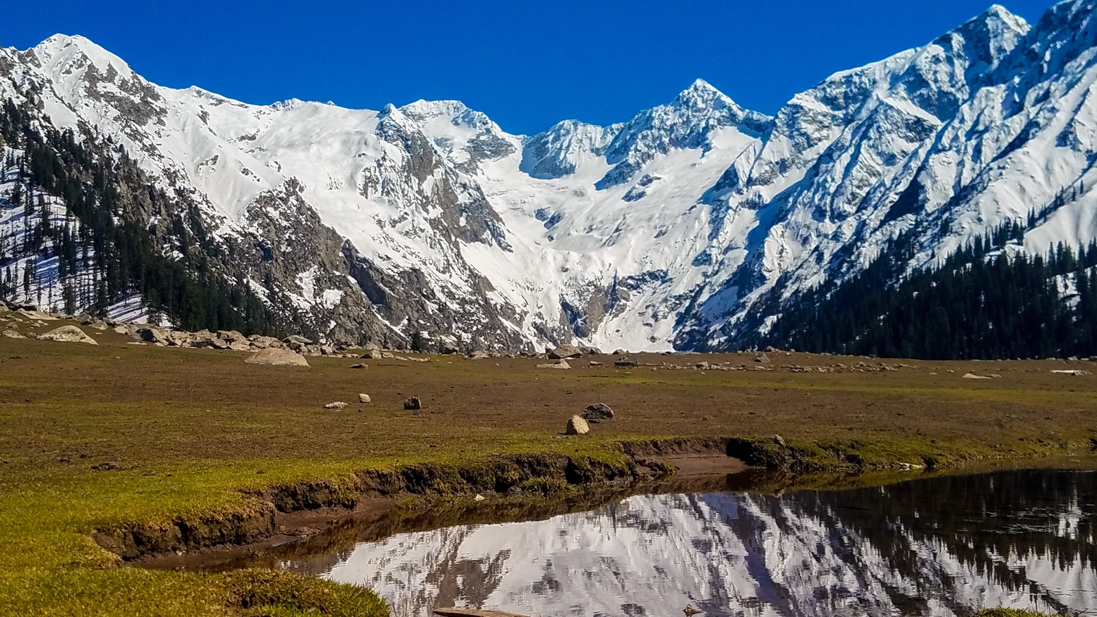 Jahaz Banda meadows above Kumrat Valley in Upper Dir, Pakistan