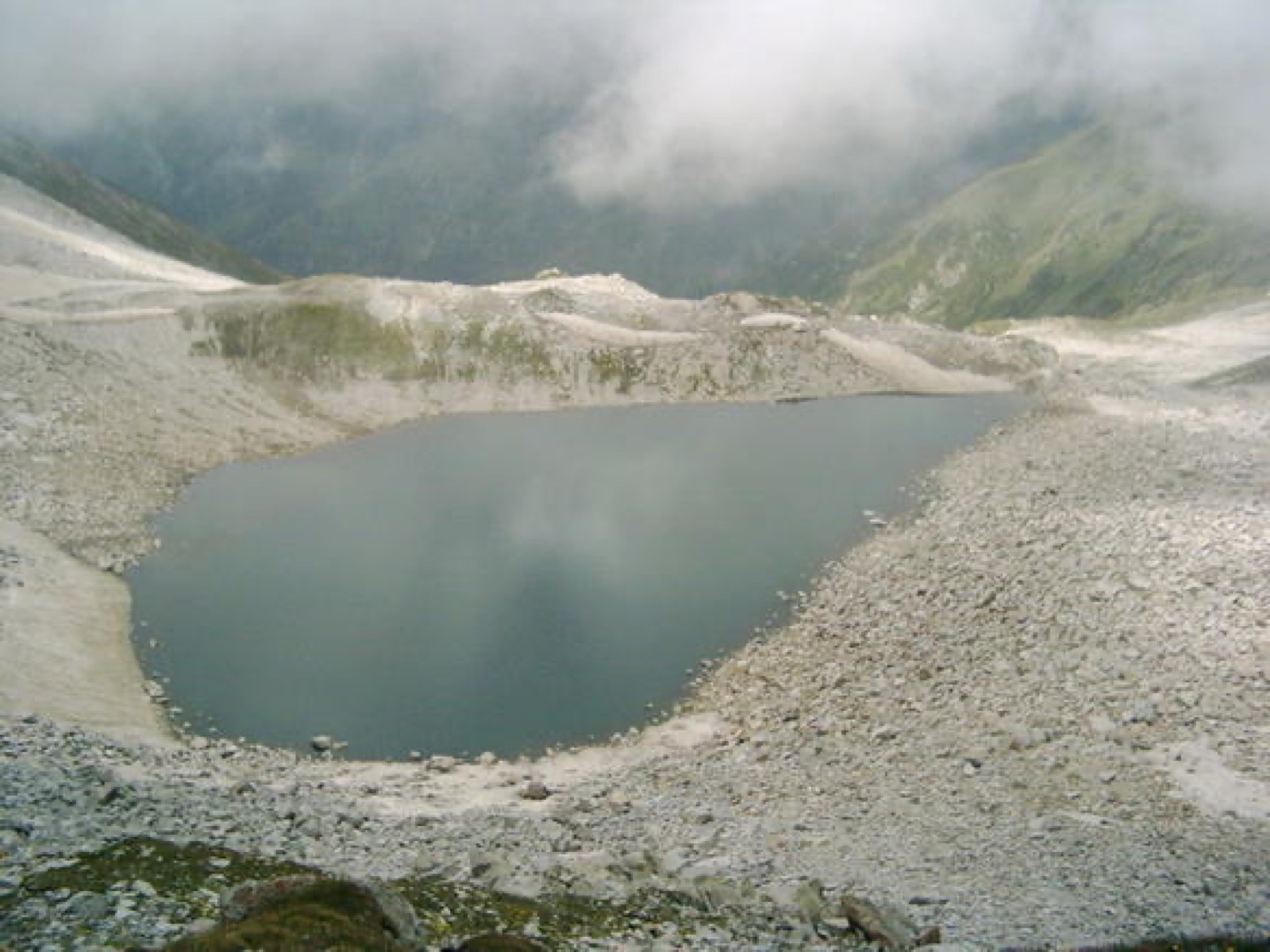 Ansoo Lake, a tear-shaped alpine lake above Naran in the Kaghan Valley