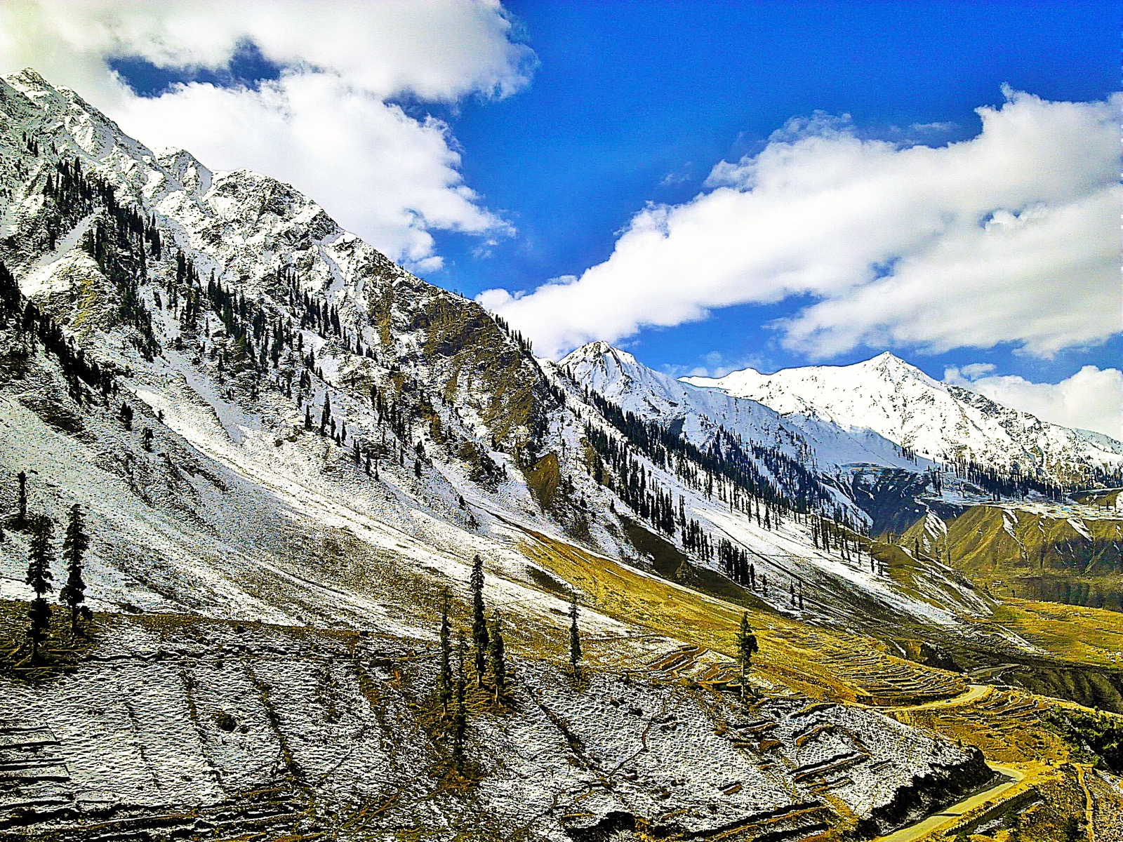 The Kunhar River widening at Jalkhad near Naran