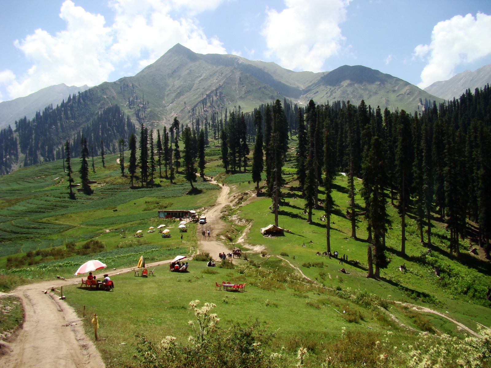 Lalazar meadow in the Kaghan Valley near Naran