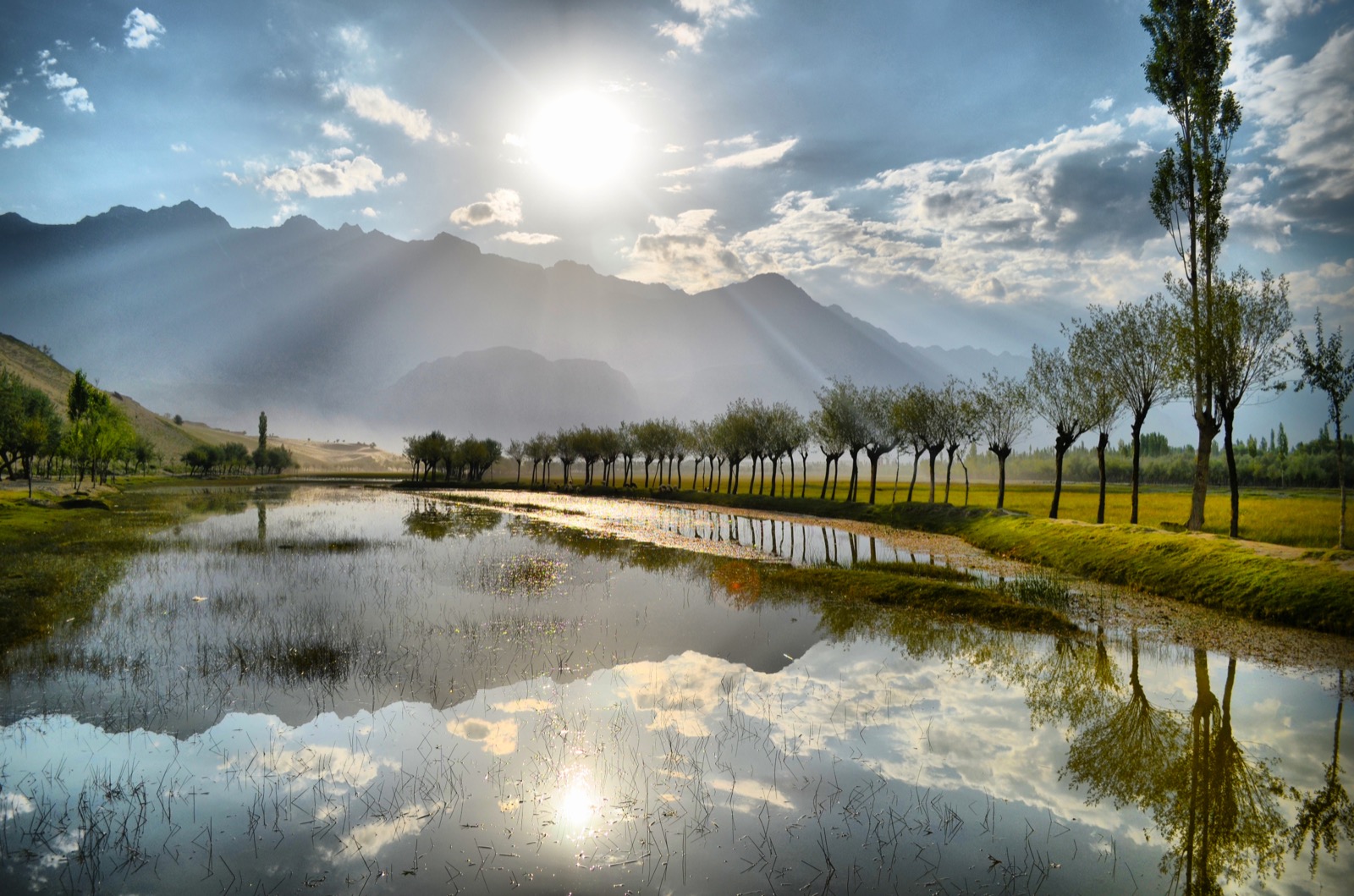 Katpana desert dunes at Skardu